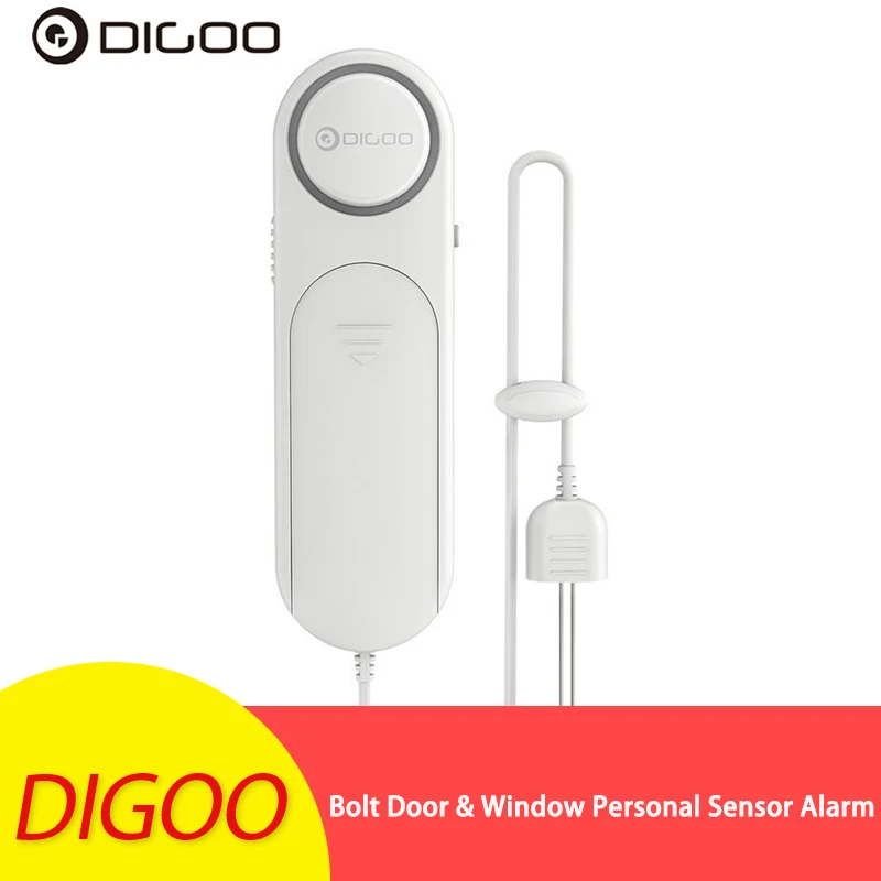 

DIGOO DG-TA01 Security Door Sensor Bolt Door & Window Personal Sensor Alarm Mini Portable Standalone Security Trigger Smart Home