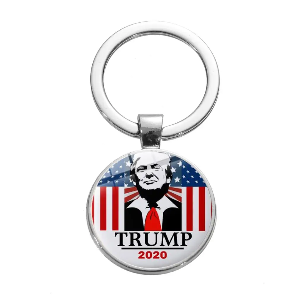 Style 6 SONGDA высокого класса Trump держать Америку большой брелок Дональд Трамп для президент памятный сплав автомобильный брелок ювелирные изделия - Цвет: Style 6