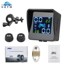 Alarm-System Motor-Tire Temperature-Monitoring External-Sensors Pressure-Tyre Solar-Charging