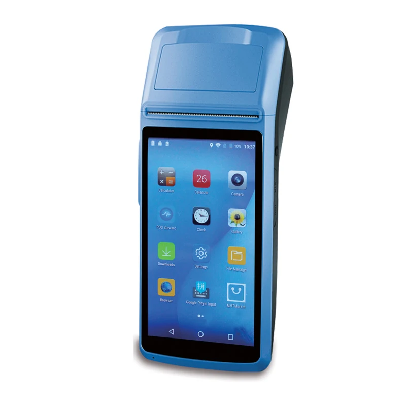 Handheld POS компьютером Android 6,0 POS терминал с 5 дюймов сенсорный экран 3g Wi-Fi Bluetooth NFC варианты можно крепить любые приспособления: PDA Термальность принтеры