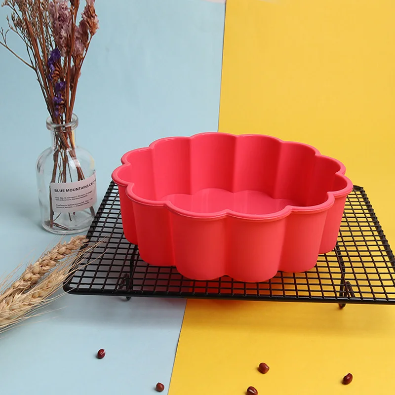 8 Inch Lace Baking Tray Silicone Round Cake Mold Bakery Silicone Molds Cake Mold Kitchen Tools Hot Selling Wholesale