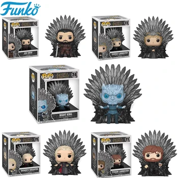 

Funko Pop Game of Thrones PVC Action Figures Toys Daenerys Night King Jon Snow Tyrion Collection Model Gift for Children 2F13