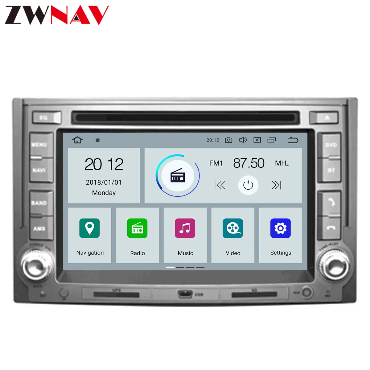 Top Octa Core Android 9.0 Car Multimedia DVD player for Hyundai H1 Grand Starex 2007-2015 GPS WiFi BT Radio tape recorder head unit 5