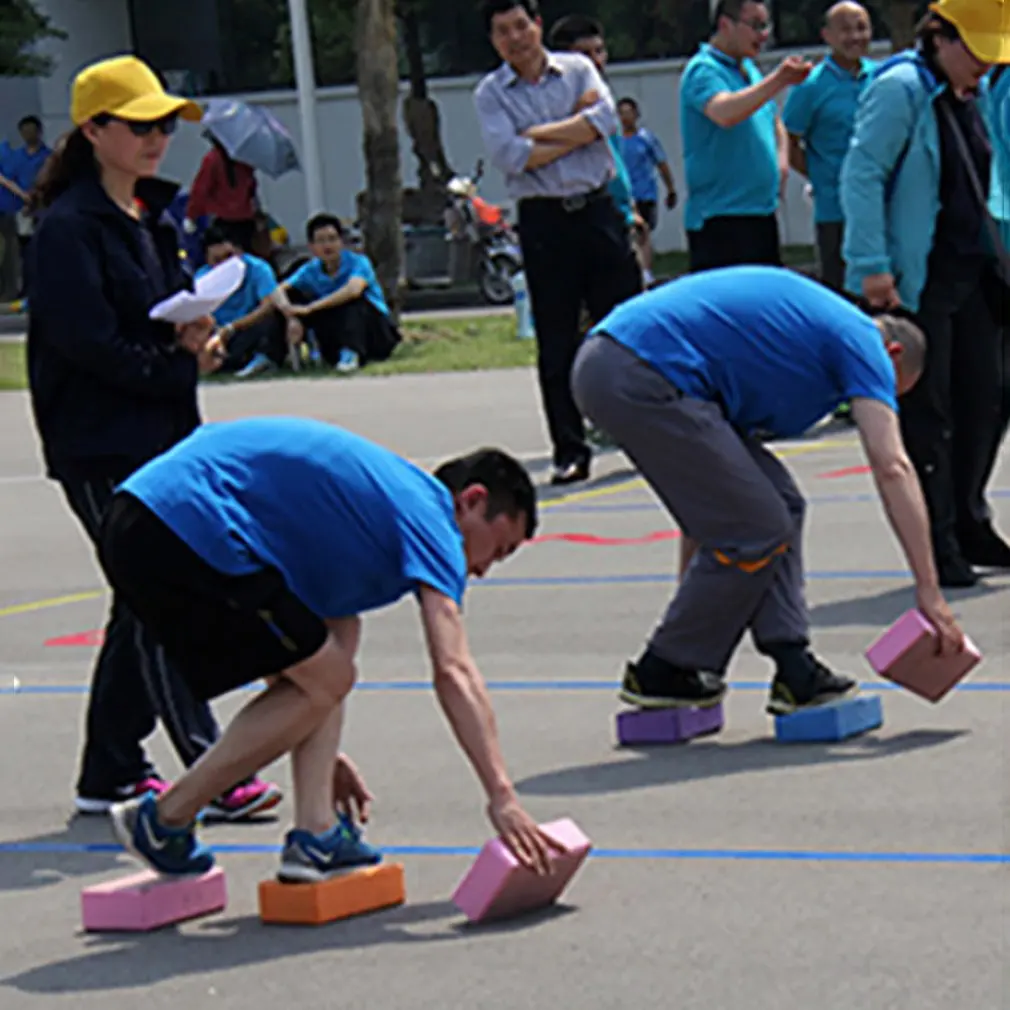

Eva Brick Interesting Game Props Crossing River Stone Outdoor Development Training Equipment Relay Competition Touching Stones