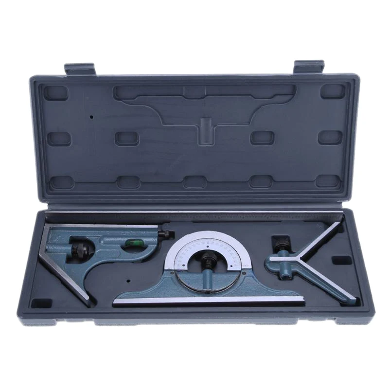 

Universal Ruler Set Combination Square Protractor Right Angle Combination Square Protractor Ruler Set Measuring Tools