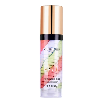 

Fece Base Cream Refreshing SPF 40 and Sweat-proof Brightening Skin Primer 3 Color Mixed Bird Shit Base Cream