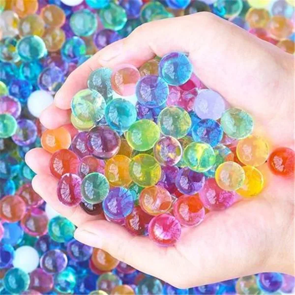 

100 pcs Large Hydrogel Pearl 10g Shaped Big Green bonsai plant Crystal Soil Water Beads Mud Grow Ball Wedding Growing Bulbs