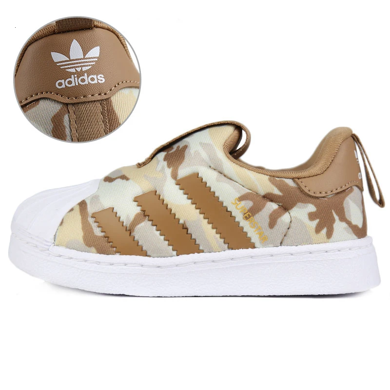 Adidas Superstar original новое поступление детская обувь легкие спортивные беговые кроссовки на открытом воздухе кроссовки# EE8390 - Цвет: EE8390