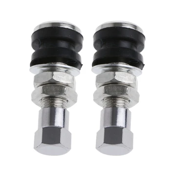 

1 Pair Tire Wheel Valve Tubeless No Tube Stem Motorcycle Car Bike ATV Bicycle