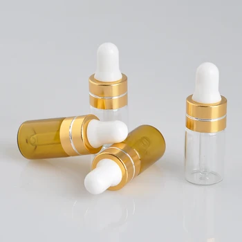

3ml Small Plastic Dropper Glass TubeEssential Dropper Tube Oil Perfume Vials Travel Portable Sub-bottle Cosmetic Makeup Tools