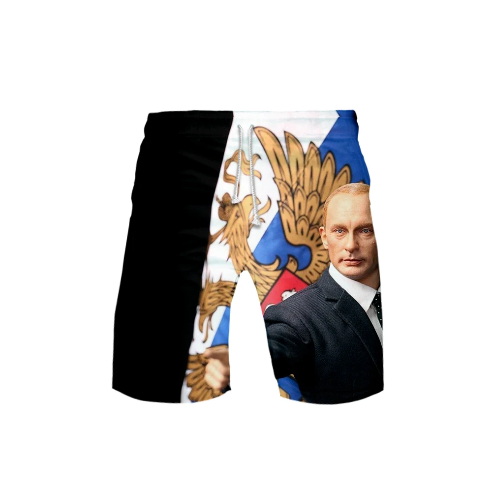Mannen 3D Putin DBoard Shorts Trunks Zomer Nieuwe Sneldrogende Strand Shorts Mannen Hip Hop Putin korte Beach Wear