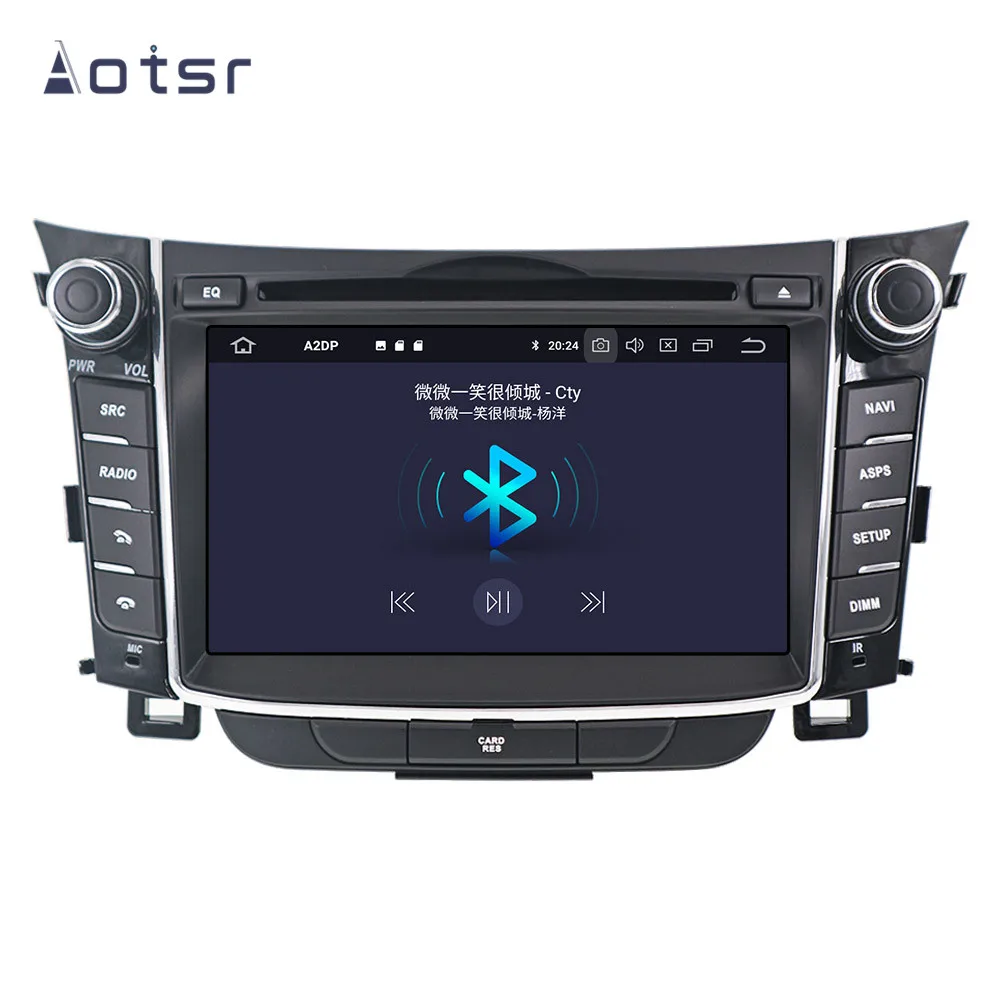 Perfect DSP Android 9 Car GPS Navigation DVD Player For Elantra GT 2012 2013-2016 Auto Stereo Radio Multimedia player Head Unit recorder 10