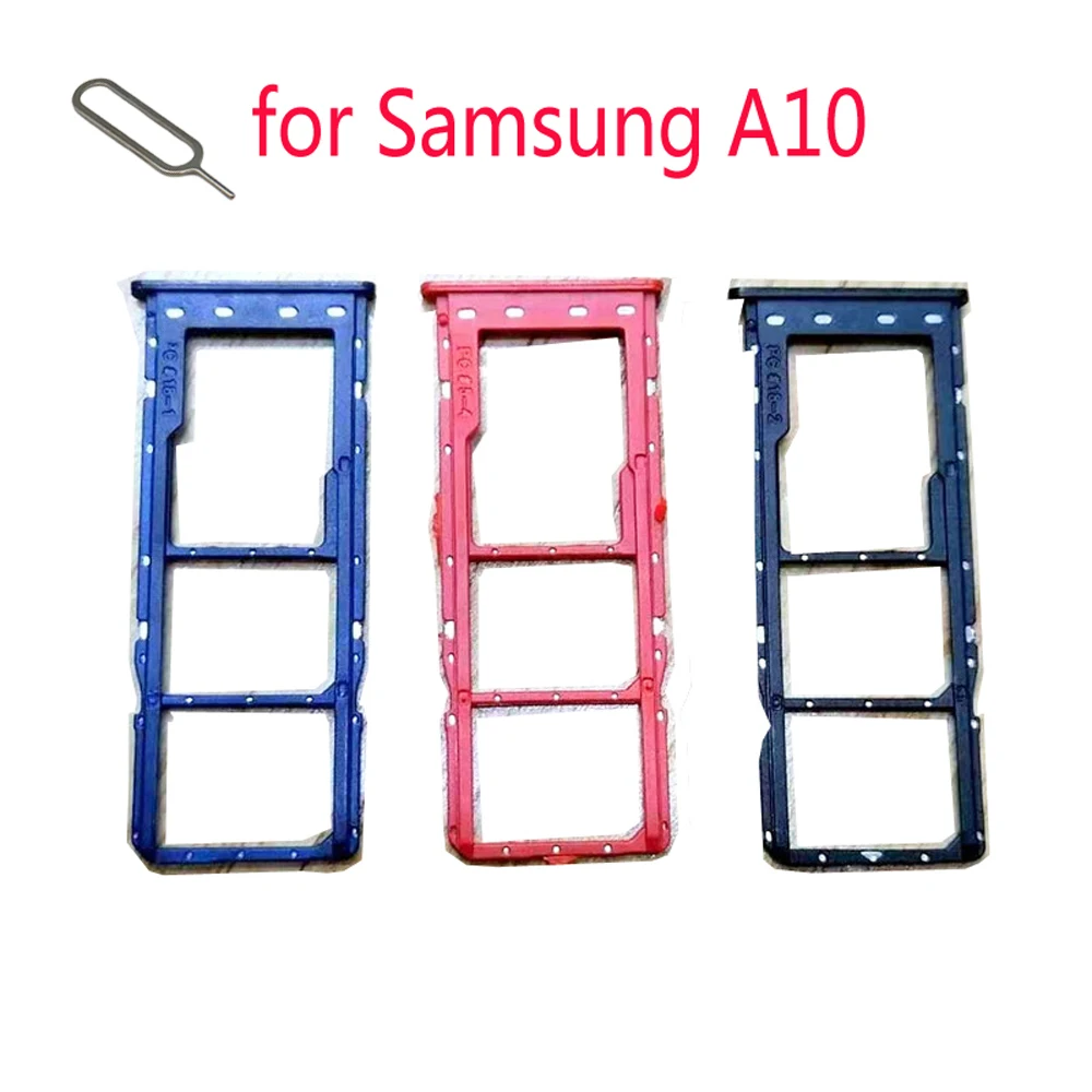 Держатель лотка для SIM-карты Samsung A10 A20 A30 A40 A50 A60 A70 A80 A90 оригинальный черный Слот Nano