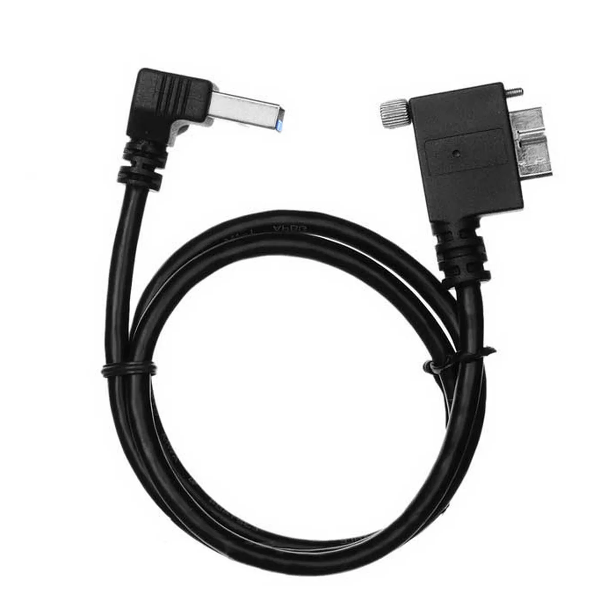 

CY Down Angled 90 Degree USB 3.0 A plug to Micro B Plug Left Angled Cable 35cm