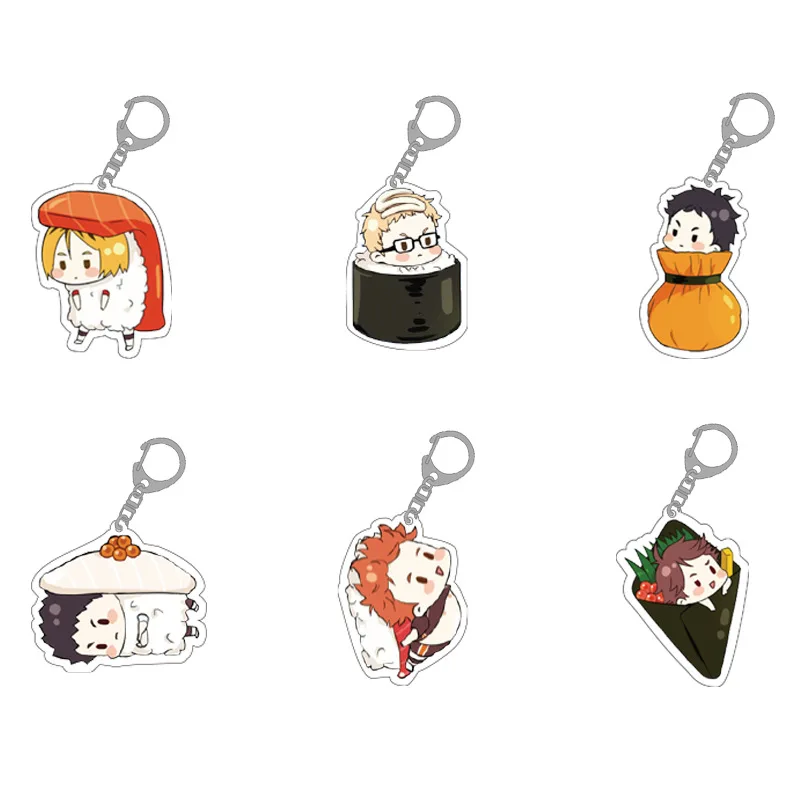 Haikyuu! Брелок для ключей с суши хинатой шоуё тобио нишиноя Юу аниме карасуно