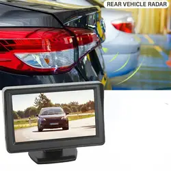 Moniteur numérique LCD TFT pour voiture, écran couleur HD de 4.3 pouces, avec caméra de recul, 4.3 pouces, J4J2 