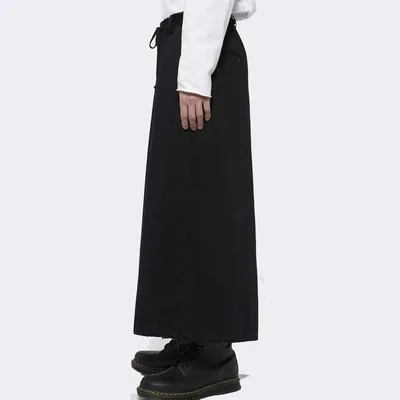 Шаровары в стиле Ямамото Yohji Yamamoto юбка капри темные брюки для весны и