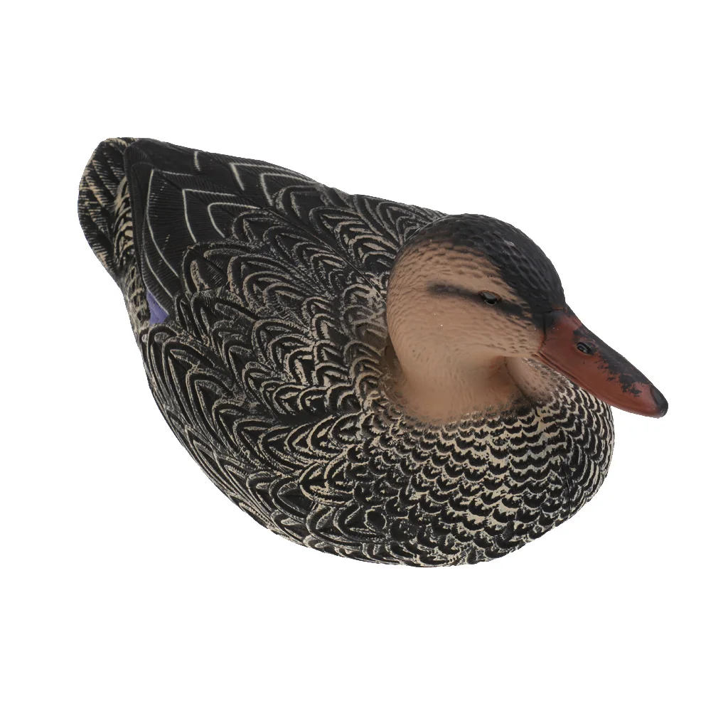 4 Pieces 3D Lifelike Floating Mallard Duck Decoy Hunting Decoys Garden Yard Lawn Garden Yard Lake Decorative Garden Ornaments