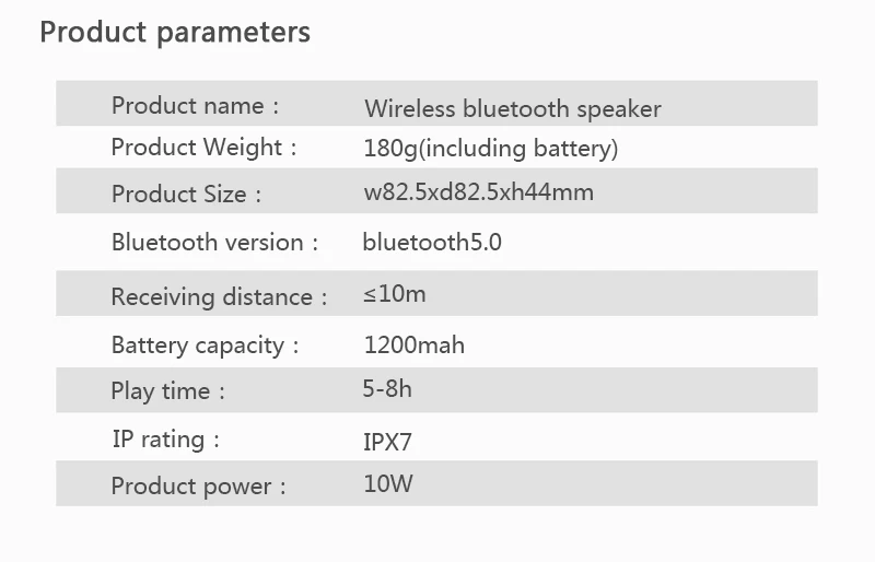 Portable Bikes TWS Bluetooth Speaker Bicycle Column Waterproof Shower Speaker Acoustics Sound Boombox Soundbar Woofer Hands Free