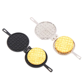 

1 set Mini 1:12 Scale Miniature Dollhouse Waffles Pretend Play Kitchen Dessert Food for Doll House Accessories Toy