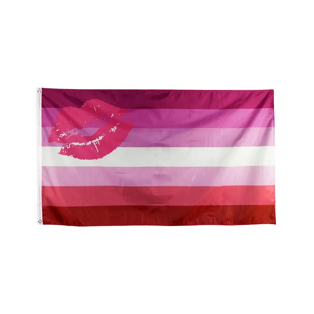 Xiangying 90*150 см ЛГБТ Радужный гей-флаг для украшения - Цвет: D12A