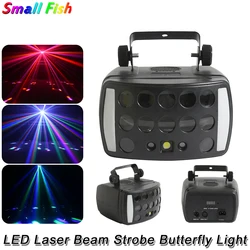 Projecteur Laser à faisceau LED 3 en 1, lumière papillon DMX Disco DJ, projecteur de ligne, mariage Bar danse fête Club effets lumières 