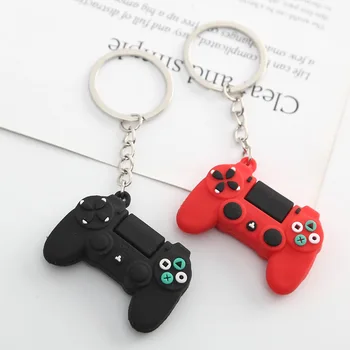 

Men's Keychain Simple Video Game Handle Couple Joystick Machine KeyChain Keyring for Boyfriend Key Holder Trinket Gift Wholesale