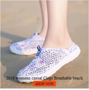 Женские повседневные Сабо дышащие пляжные сандалии тапочки ко Дню Валентина Летние слипоны женские Вьетнамки домашняя обувь для женщин