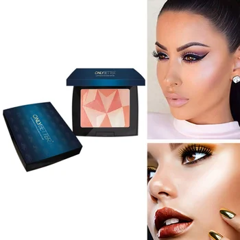 

3 Colors Highlighter Makeup Facial Bronzers Eye Shadow Palette Glow Face Contour Shimmer Powder Illuminator Highlight Cosmetic