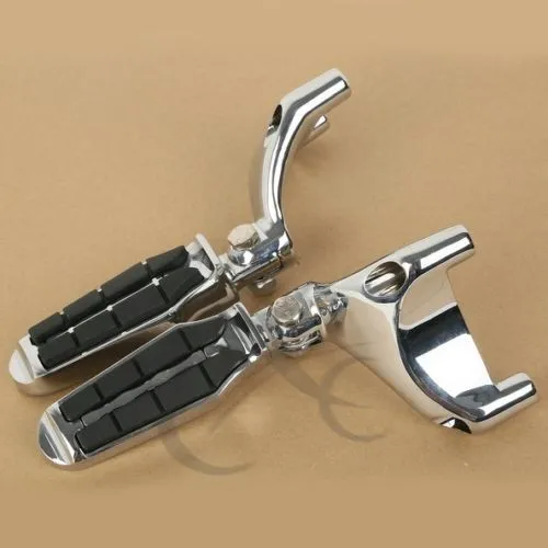Хромированные Задние подножки подставка для ног для Harley Davidson Custom XL1200C 2004-2013 TCMT