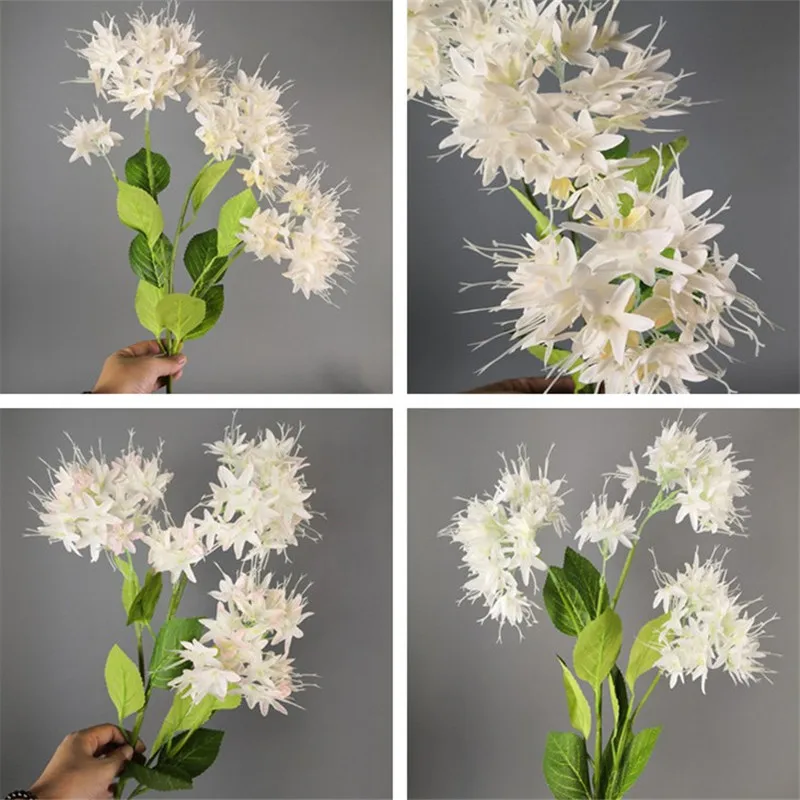 10P Fake Long Stem Gypsophila (4 heads/piece) 30.71" Length Simulation Hydrangea for Wedding Home Decorative Artificial Flowers | Дом и