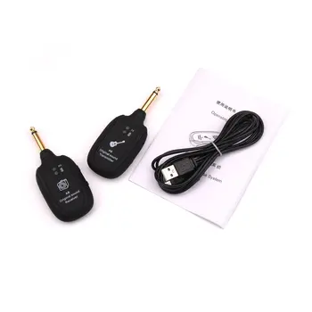 

Wireless Guitar System Transmitter Receiver 50M for Electric Bass Guitar Musical Instrument Transceiver free return