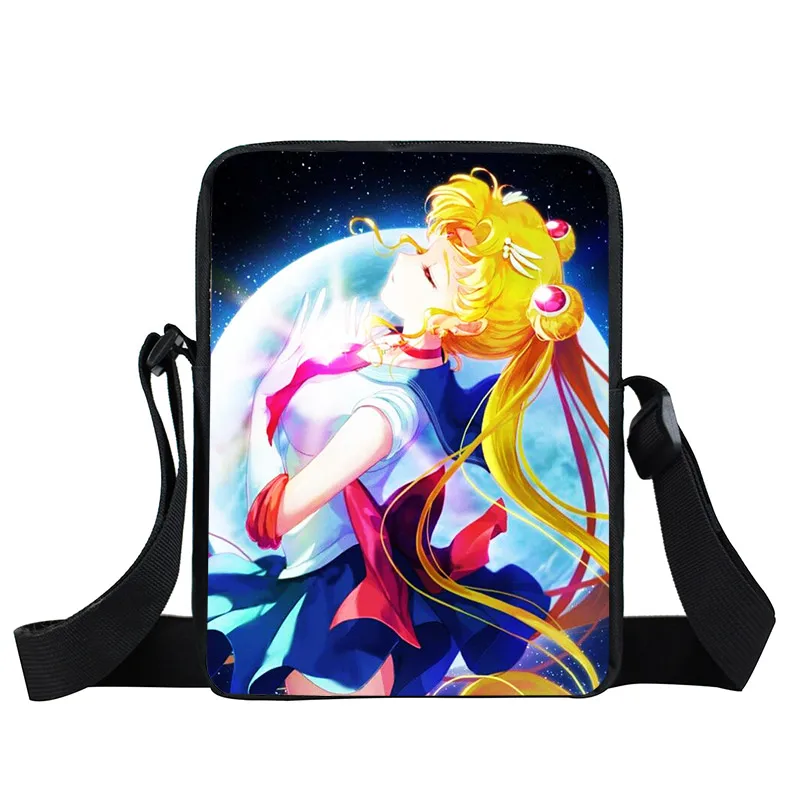Аниме Сейлор Мун сумка-мессенджер SailorMoon Кристалл девушки мини-сумка на плечо женские сумки на каждый день Детские Школьные сумки Дети крест книжная сумка - Цвет: xkbmsn83