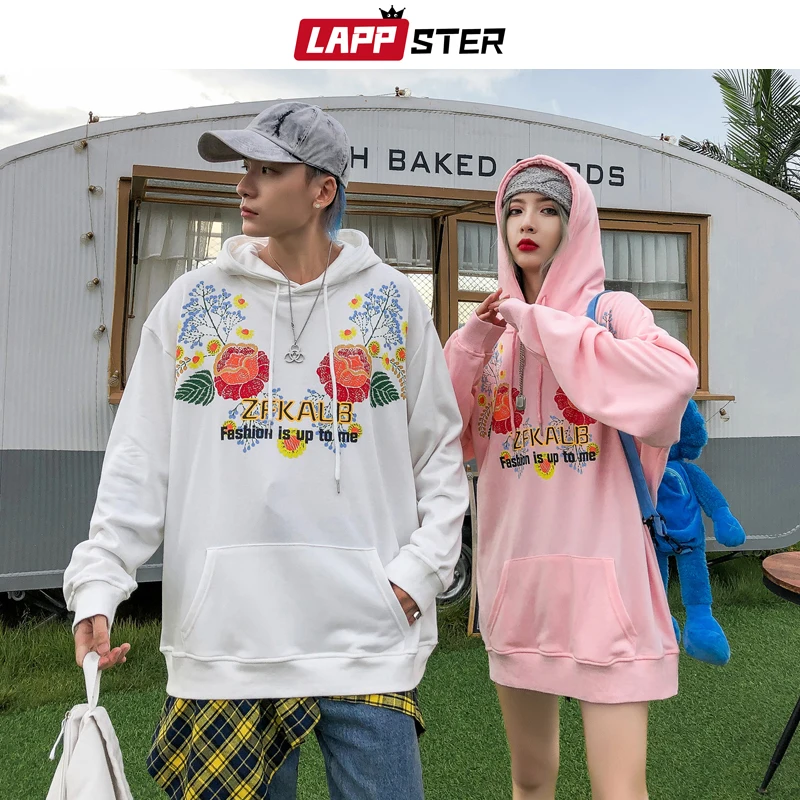 LAPPSTER мужские японские уличные негабаритные толстовки с капюшоном мужские s корейские журавли толстовки Осенние Harajuku черные свободные толстовки