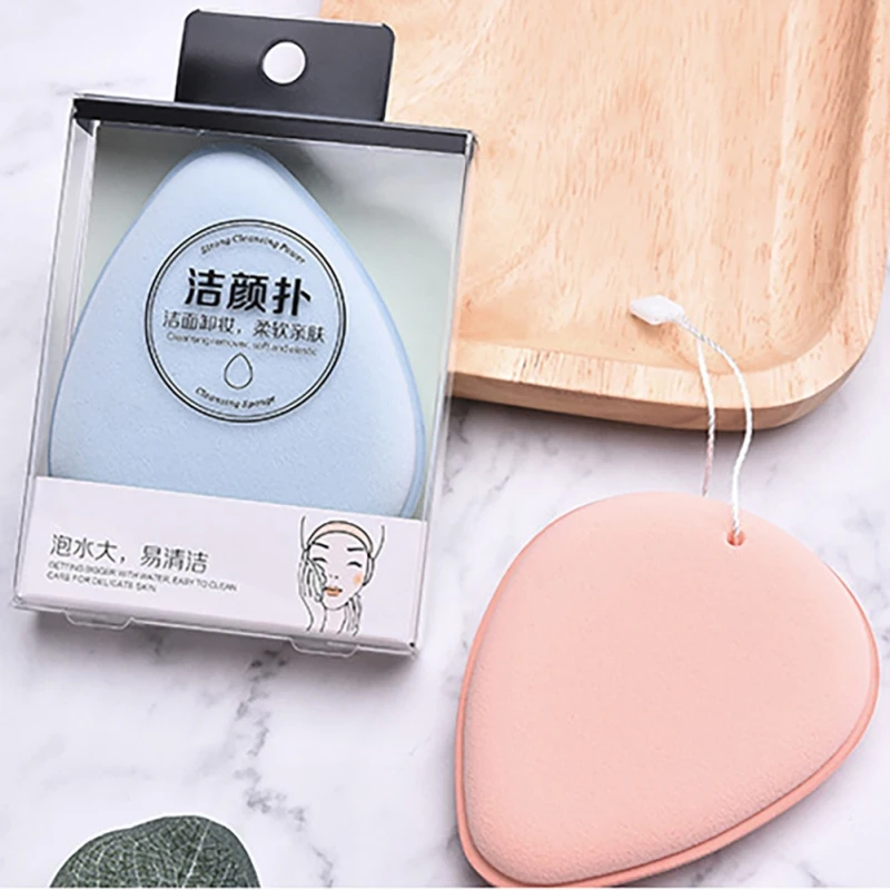 Капелька воды в форме печенья Порошковая пуховка сухого влажного двойного назначения мягкая приятная для кожи косметическая пуховка инструмент для макияжа сильное поглощение воды