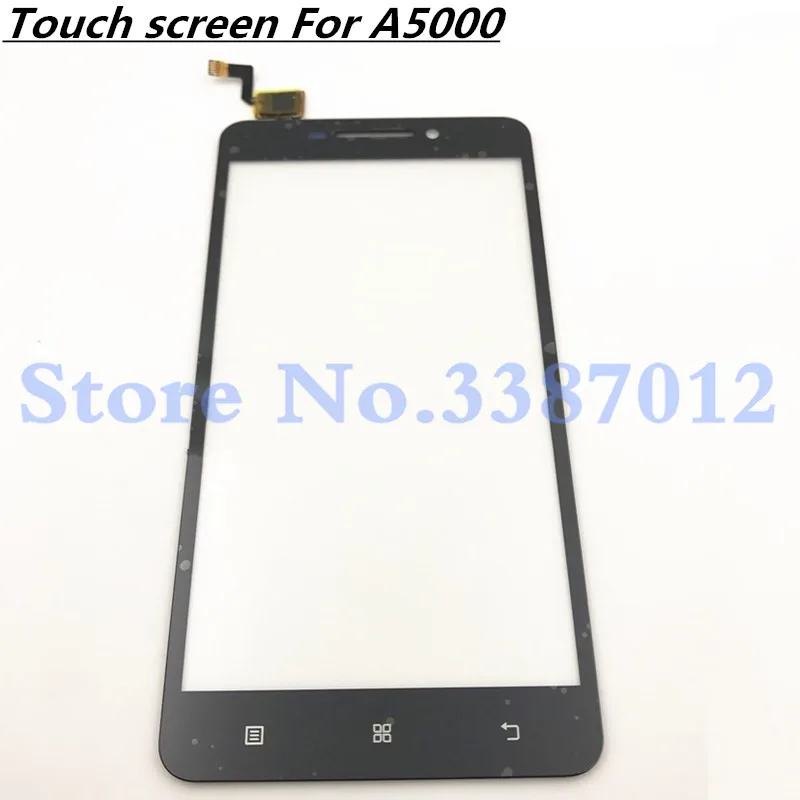 5," Замена Высокое качество для lenovo A5000 5000 Сенсорный экран планшета Сенсор внешний Стекло объектив Панель