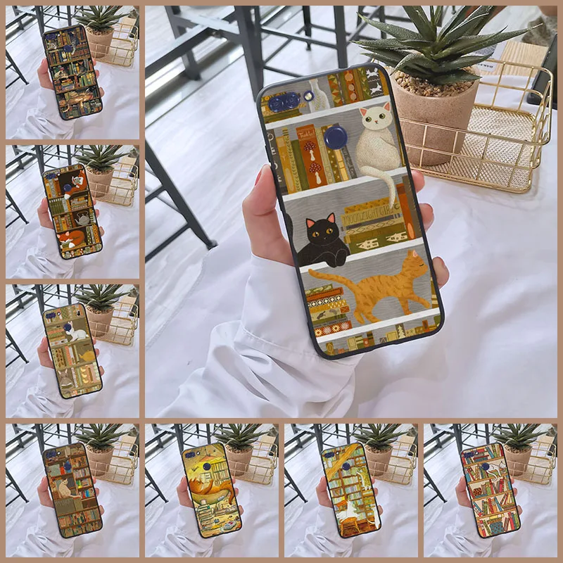 Чехлы-книжки с изображением кошки и лисы для телефонов Huawei Y3 Y5 Y6 Y7 2017 II Pro