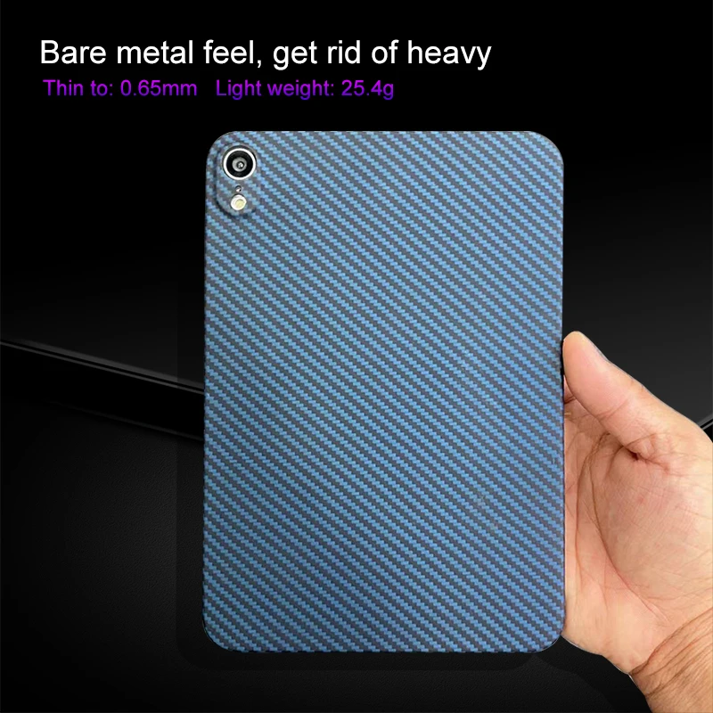 Acc-case de Carbono Real para Ipad Mini 8.3 Polegadas 2023 Ultra-fino e Leve Capa de Fibra de Carbono 2023 Novo Negócio Escudo Protetor - Imagem 6