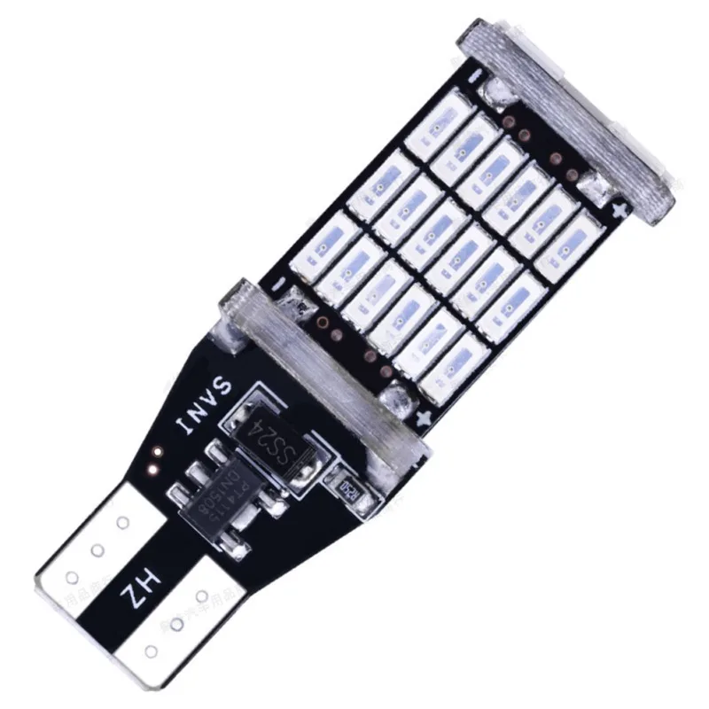 Чрезвычайно яркий светодиодный резервные лампочки без ошибок T15 4014 45smd для резервного копирования заднего света