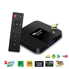 Tanix TX3 мини-телеприставка IPTV Android 7,1 Amlogic S905W четырехъядерный процессор 2 Гб 16 Гб H.265 декодирование 4K Wifi смарт-приставка медиаплеер