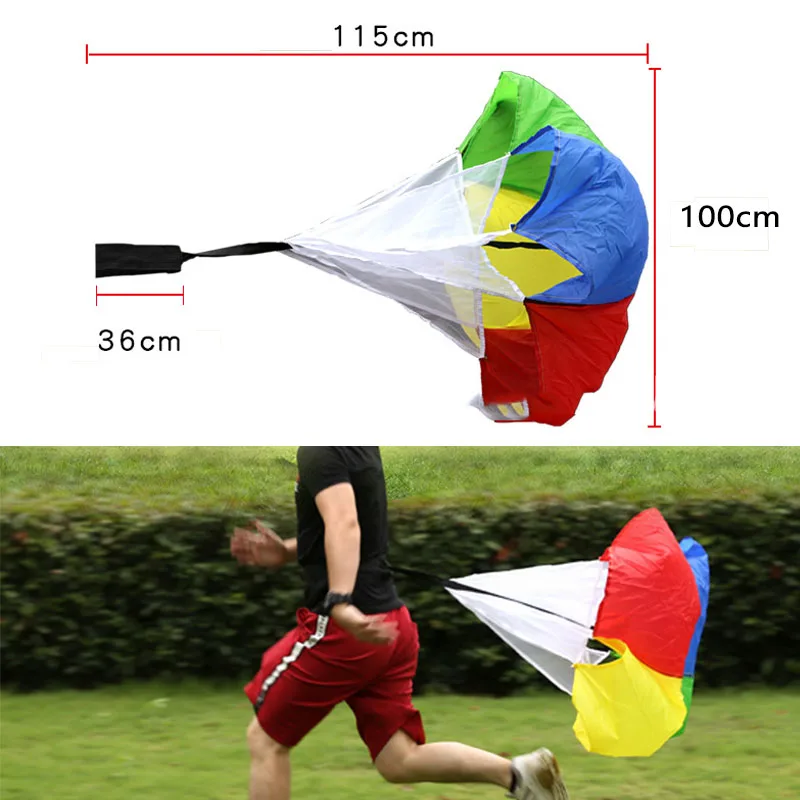 

Children Soccer Speed Parachute kid strength training umbrella Football basketball running exerciser Resistance drag parachutes