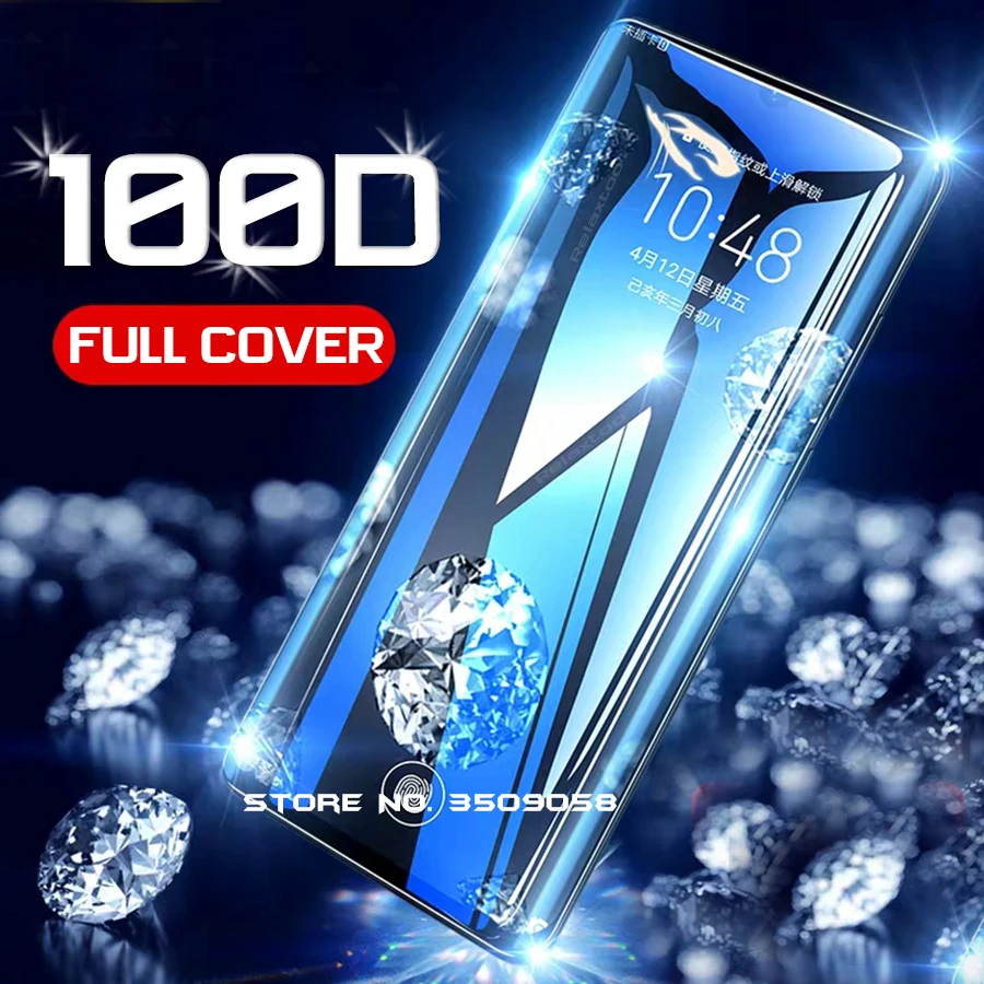 

100D Screen Tempered Glass On For Samsung Note 10 Pro SM-N976N Protector For Galaxy S10 Plus 5G S10E S10Plus S10+ S 10 10S Film