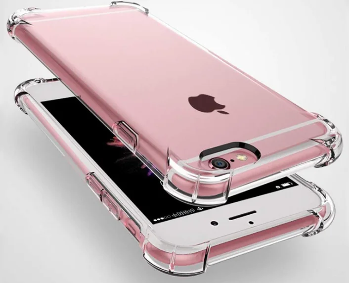 Прозрачные ультра тонкие чехлы для iPhone 11 Pro Max с четырьмя краями анти-осенний