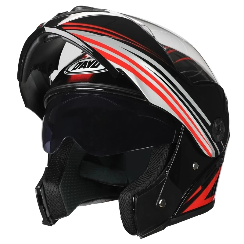 2021 New Motorcycle Helmet Flip Up 