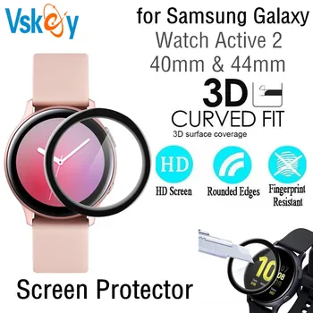 

10PCS 3D Curved Soft Fibre Screen Protector for Samsung Galaxy Watch Active 2 40mm 44mm Full Cover Protective Film (No Glass)