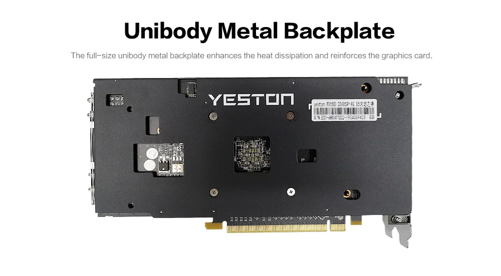 Yeston Radeon RX 580 GPU 8 ГБ GDDR5 256bit игровой настольный компьютер ПК видеокарты Поддержка DVI-D/HDMI/DP PCI-E X16 3,0