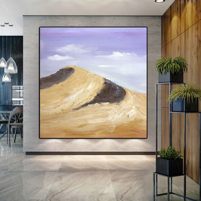 

100% Hand Painted Landscape Abstract Art Oil Painting Canvas Wall Pictures Artwork For Room Decoration Gift Large Frameless