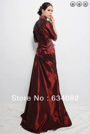 Формальные платья женское элегантное платье размера плюс vestidos formales Длинные платья для матери невесты с жакетом
