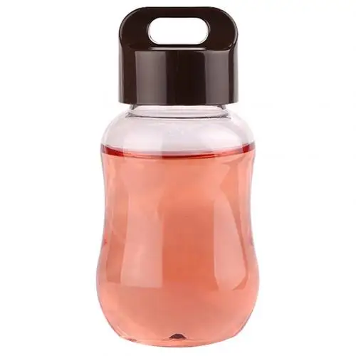 100-200 мл портативная мини пластиковая детская бутылка для воды детская питьевая бутылка для школы с широким горлом бутылки для воды посуда для напитков - Цвет: Olive Brown