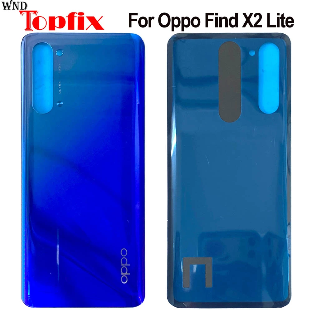 New Glass For Oppo Find X2 Lite Back Housing Back Cover Find X2 Lite Battery Cover Replacement Parts frame phone